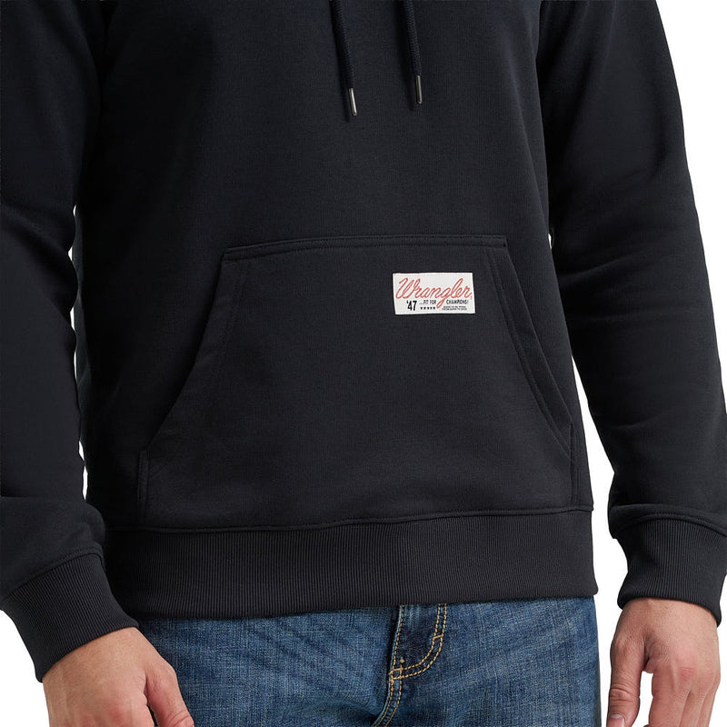 Wrangler Men's Jet Black Champions Hoodie