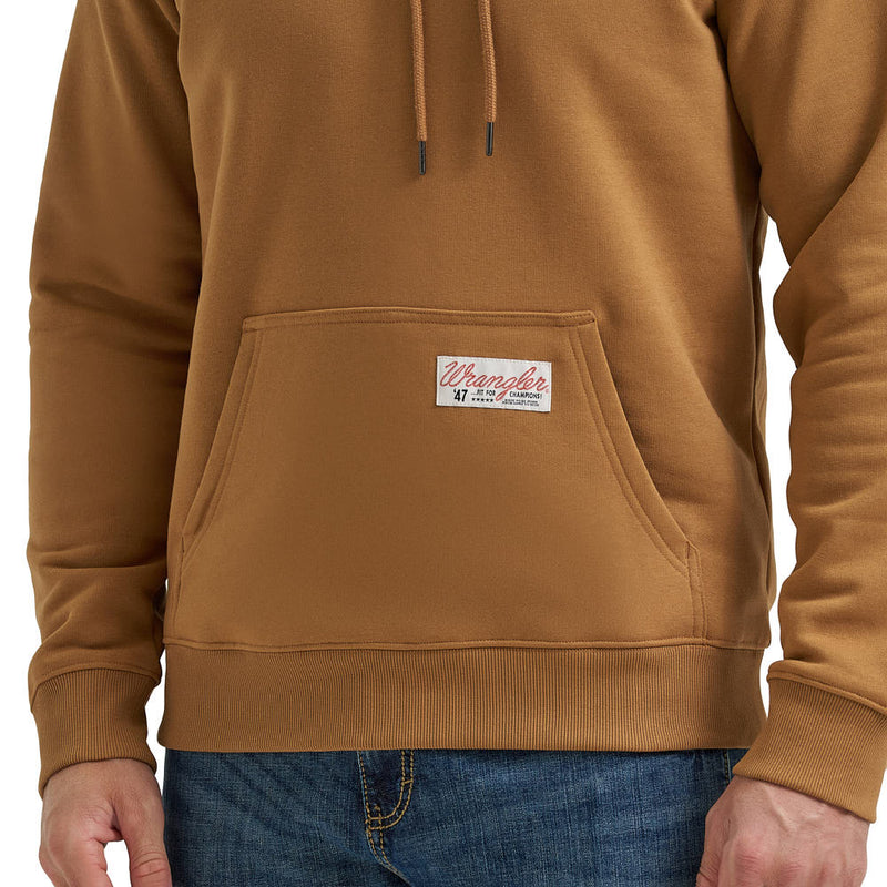 Wrangler Men's Tobacco Brown Champions Hoodie