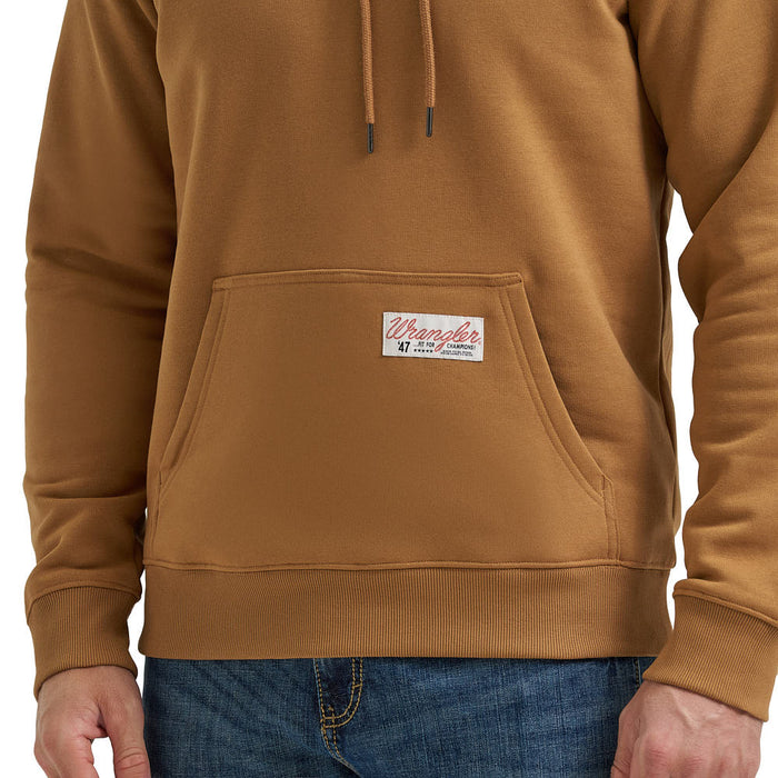 Wrangler Men's Tobacco Brown Champions Hoodie