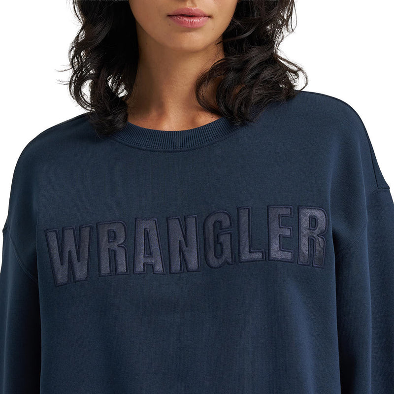 Wrangler Women's Dark Sapphire Satin Pullover