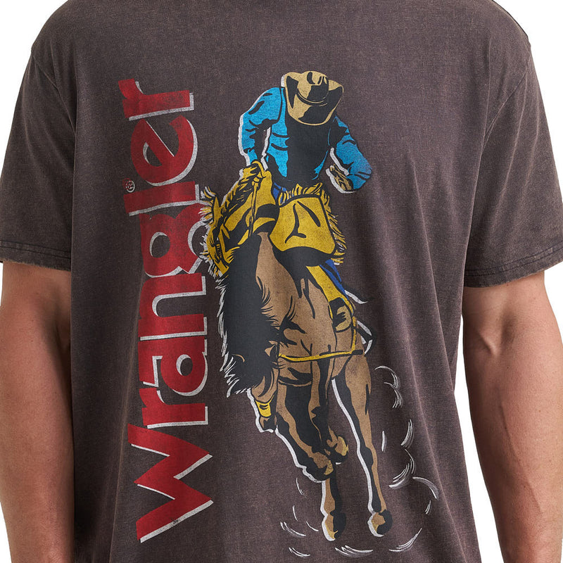 Wrangler Men's Phantom Bucking Horse Tee Shirt