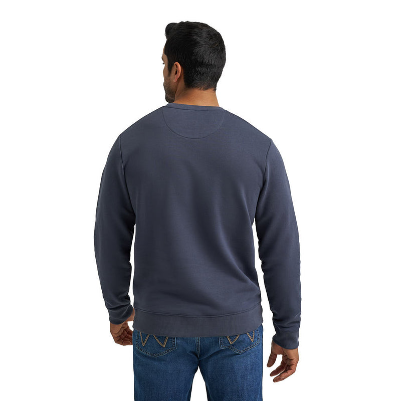 Wrangler Men's Ombre Blue Pullover