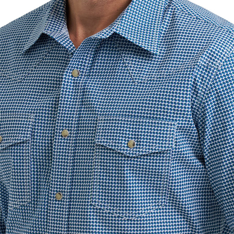 Wrangler Men's Navy 20X Competition Shirt