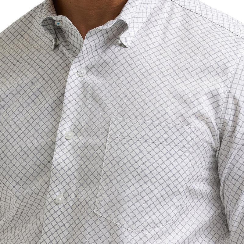 Wrangler Men's Cody Johnson Grey Print Shirt