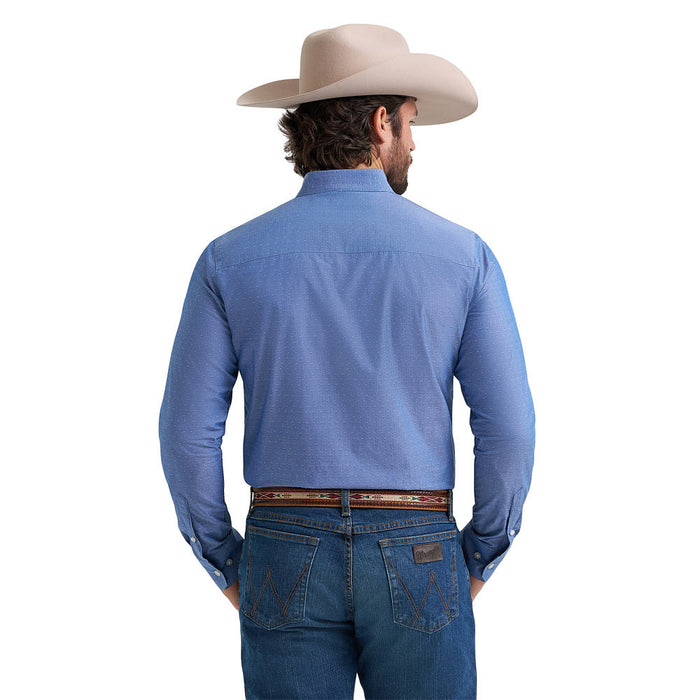 Wrangler Men's Cody Johnson Blue Shirt