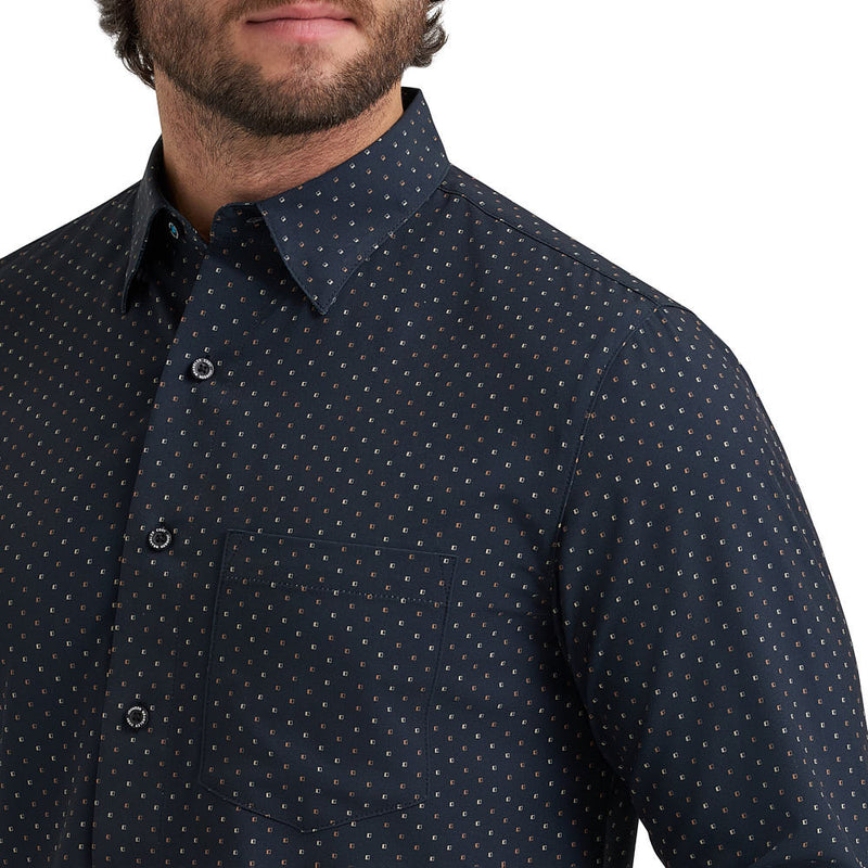 Wrangler Men's Cody Johnson Black Performance Shirt