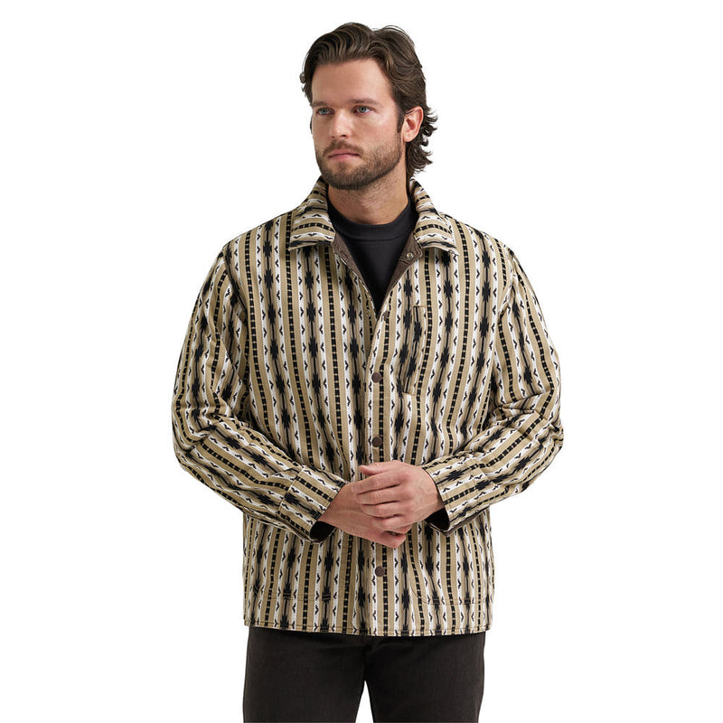 Wrangler Men's Turkish Coffee Reversible Jacket