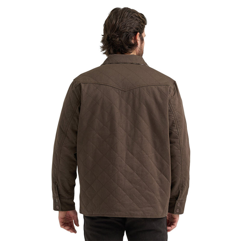 Wrangler Men's Turkish Coffee Reversible Jacket