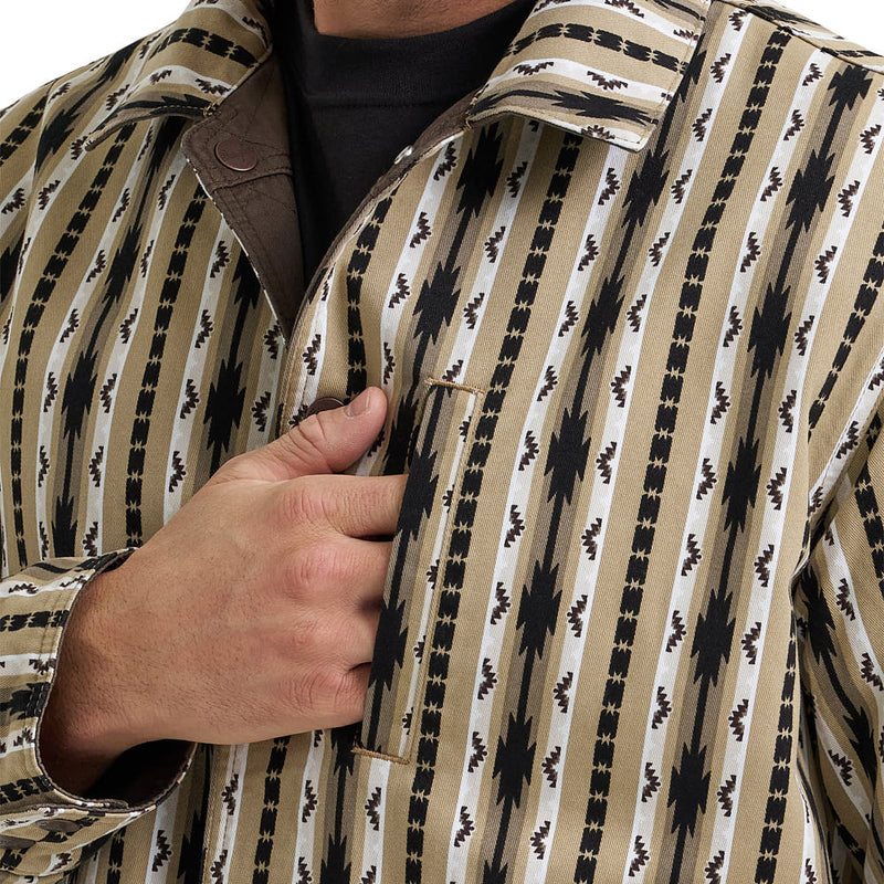 Wrangler Men's Turkish Coffee Reversible Jacket