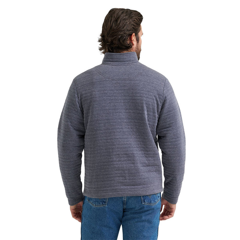 Wrangler Men's George Strait Blue 1/4 Zip Pullover