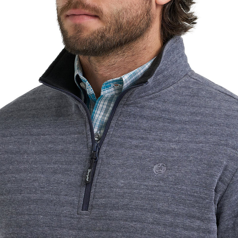 Wrangler Men's George Strait Blue 1/4 Zip Pullover