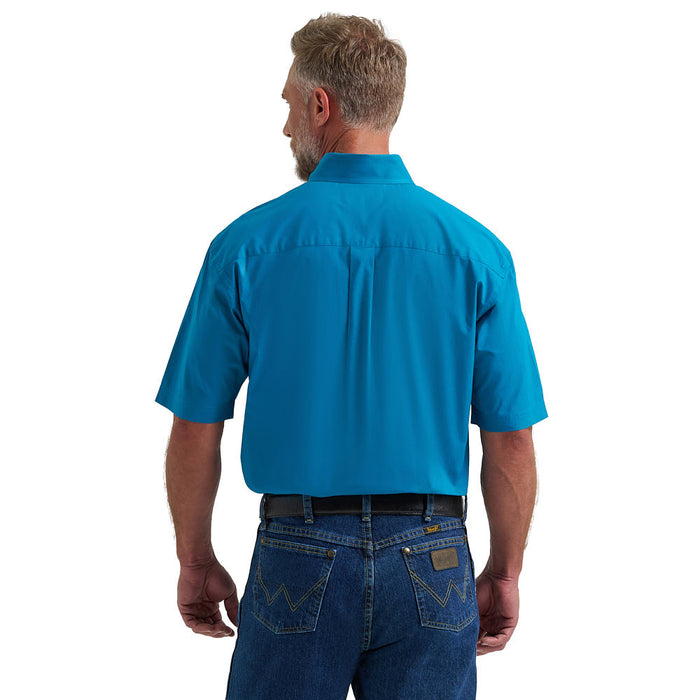 Wrangler Men's George Strait Teal Shirt