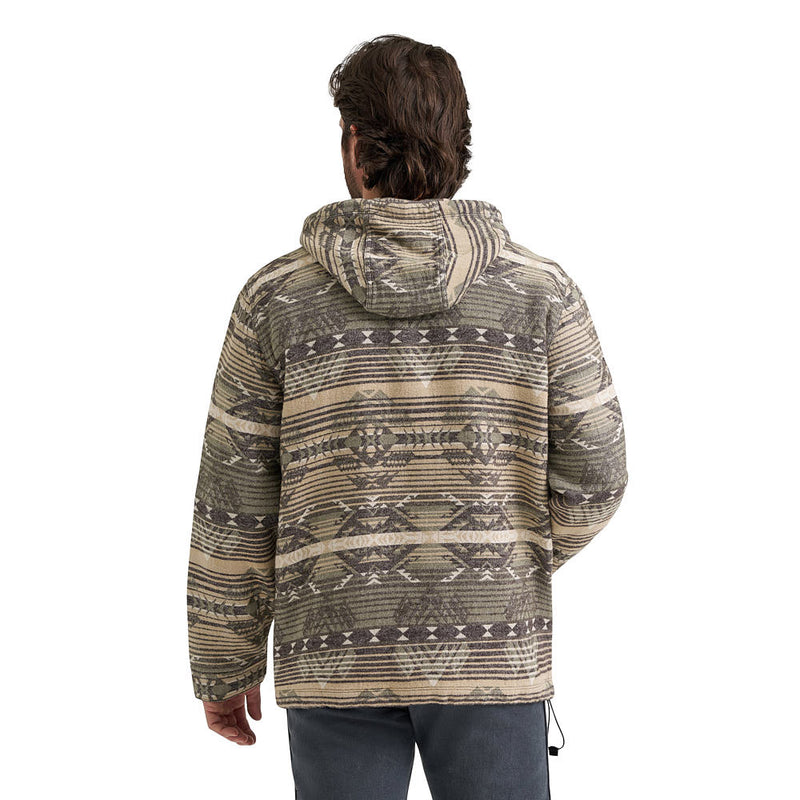 Wrangler Men's Twill 1/4 Zip Hoodie