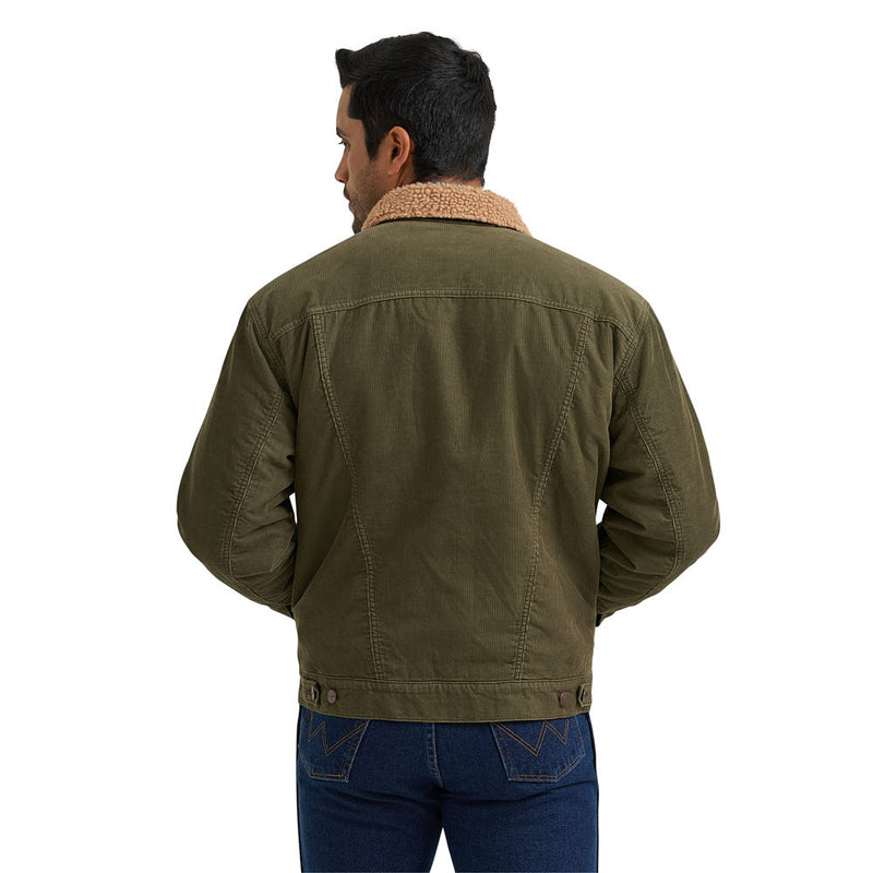 Wrangler Men's Olive Night Corduroy Jacket