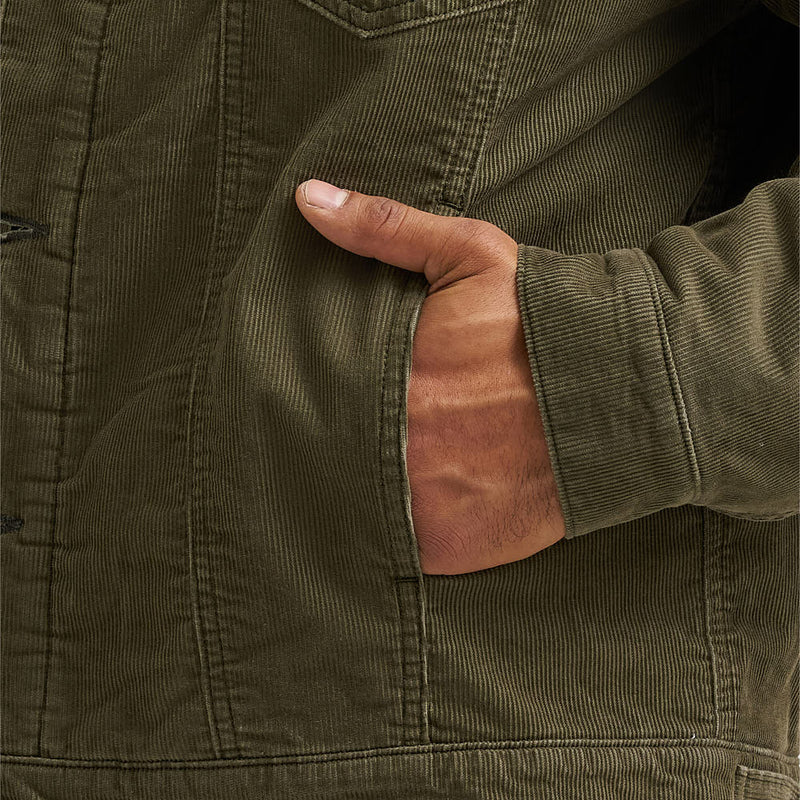 Wrangler Men's Olive Night Corduroy Jacket