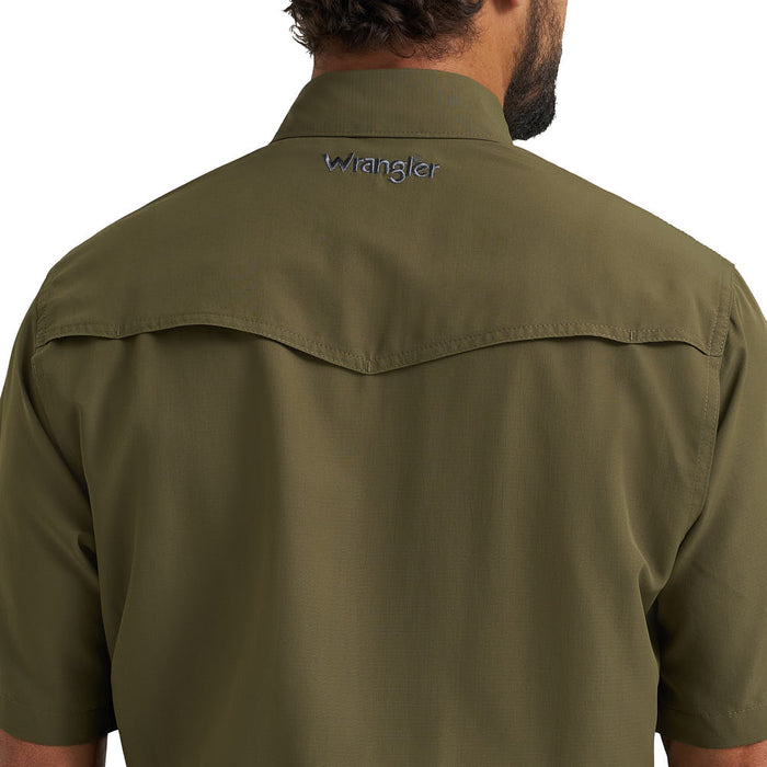 Wrangler Men's ATG Olive Night Performance Shirt