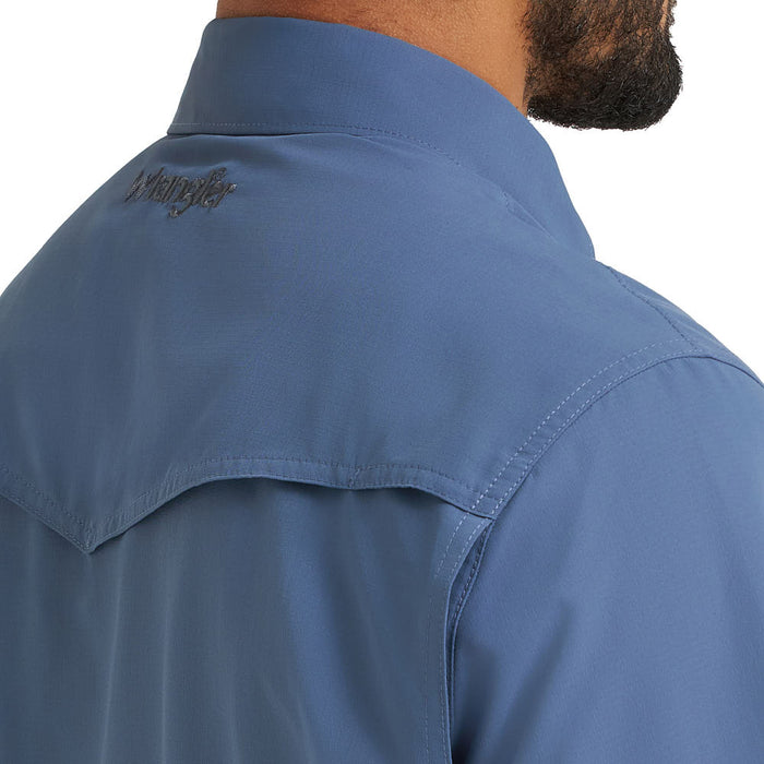 Wrangler Men's ATG Vintage Indigo Performance Shirt