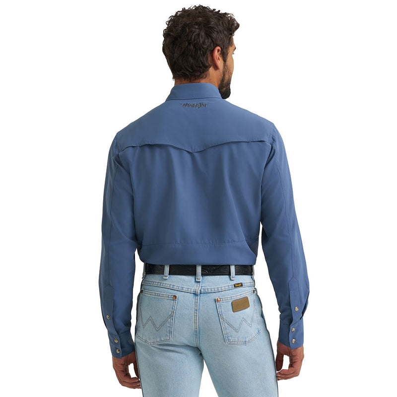 Wrangler Men's ATG Vintage Indigo Shirt