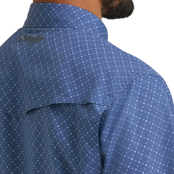 Wrangler Men's ATG Navy Peony Performance Shirt