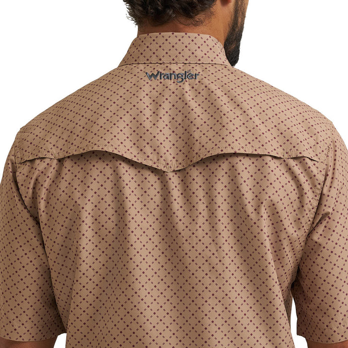 Wrangler Men's ATG Kelp Lattice Performance Shirt