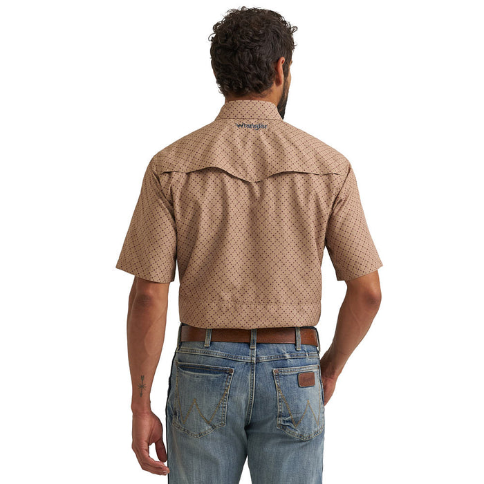 Wrangler Men's ATG Kelp Lattice Performance Shirt