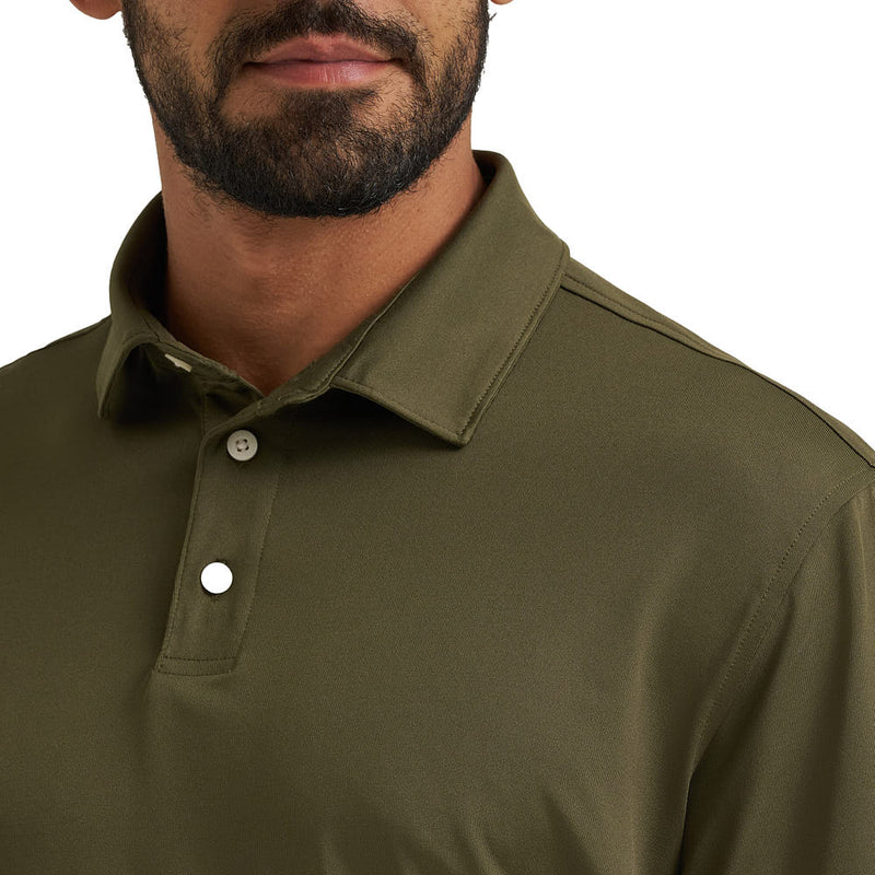 Wrangler Men's ATG Olive Night Performance Polo