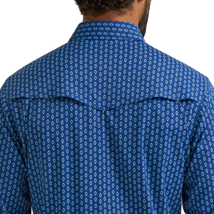 Wrangler Men's ATG Navy Peony Technical Shirt
