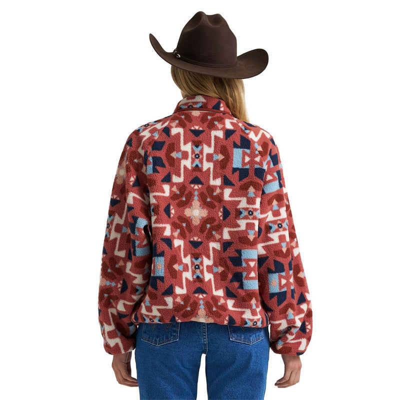 Wrangler Women's Retro Americana Cream Sherpa Pullover