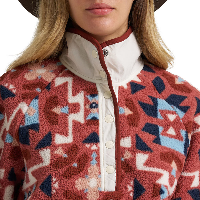 Wrangler Women's Retro Americana Cream Sherpa Pullover