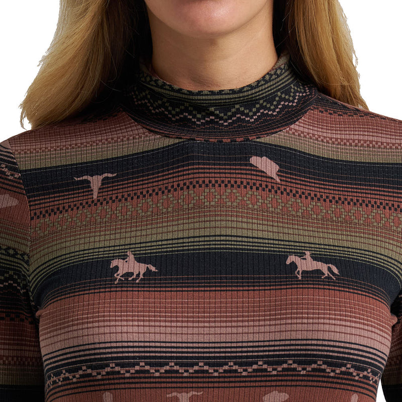 Wrangler Women's Brown Horse Shirt
