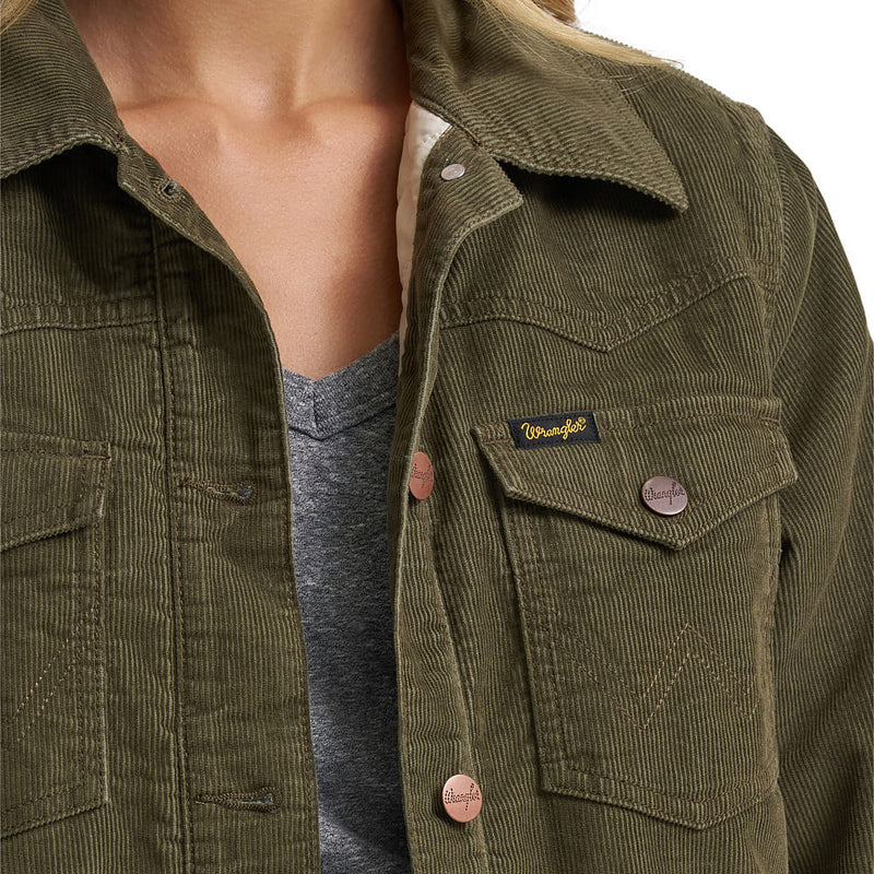 Wrangler Women's Green Barn Coat