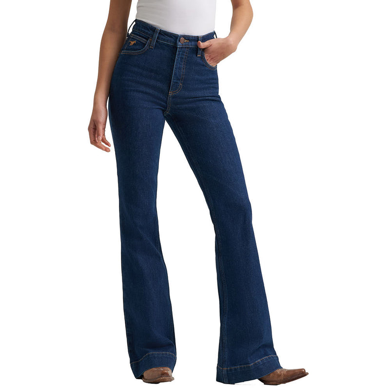 Wrangler Women's Emerie Riding Bell Trouser Jean