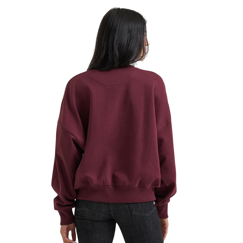 Wrangler Women's Lainey Wilson Burgundy Rodeo Nights Top