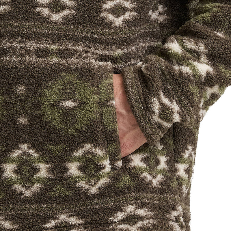 Wrangler Men's Black Olive Hay Way Pullover