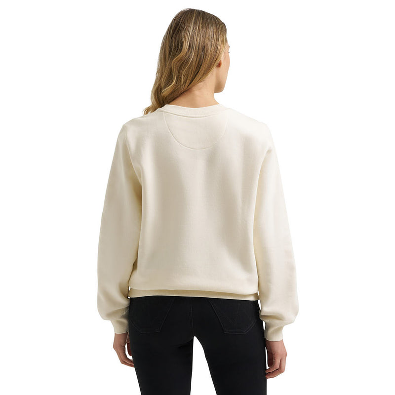 Wrangler Women's White Rodeo Club Sweatshirt