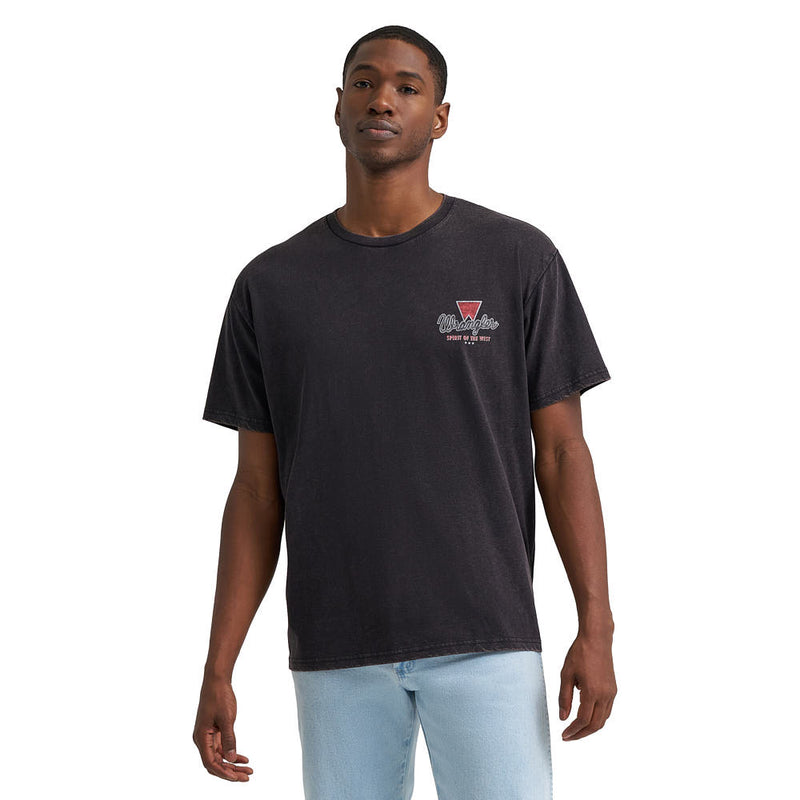 Wrangler Men's Black Spirit Of The West Tee Shirt