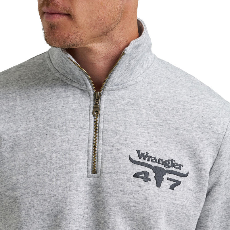 Wrangler Men's Grey Mele 47 Pullover