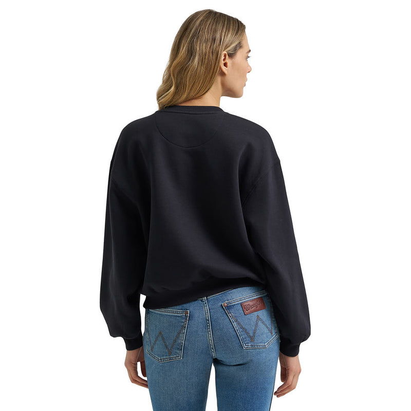 Wrangler Women's Black Beauty Logo Sweatshirt