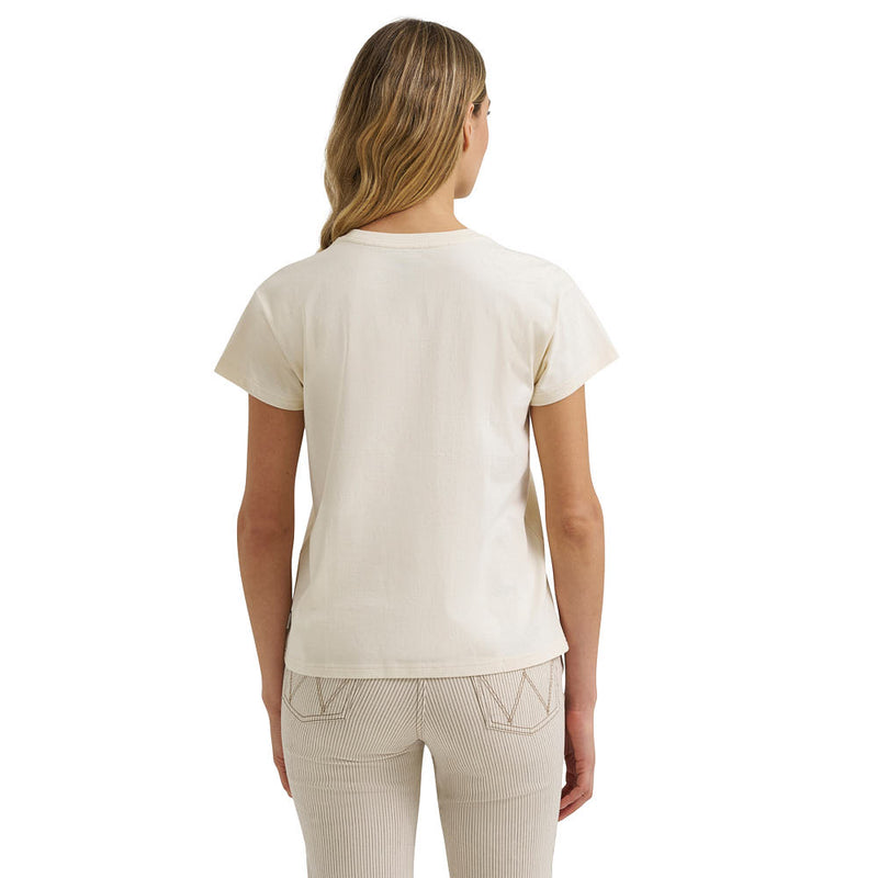 Wrangler Women's Egret Cowboy Energy Tee Shirt