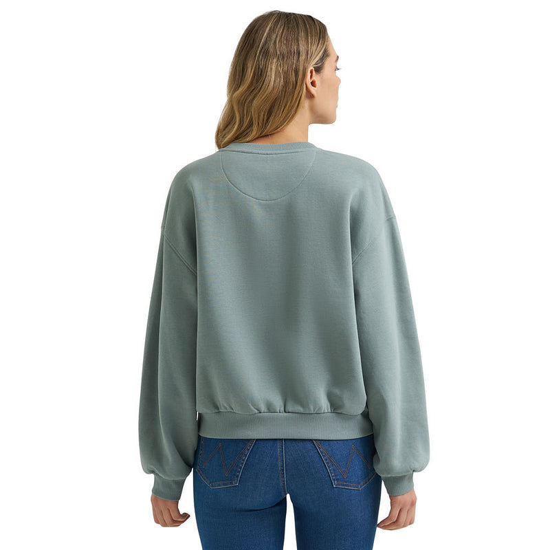 Wrangler Women's Stormy Sea Logo Sweatshirt