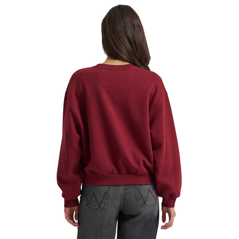 Wrangler Women's Cabernet Logo Sweatshirt