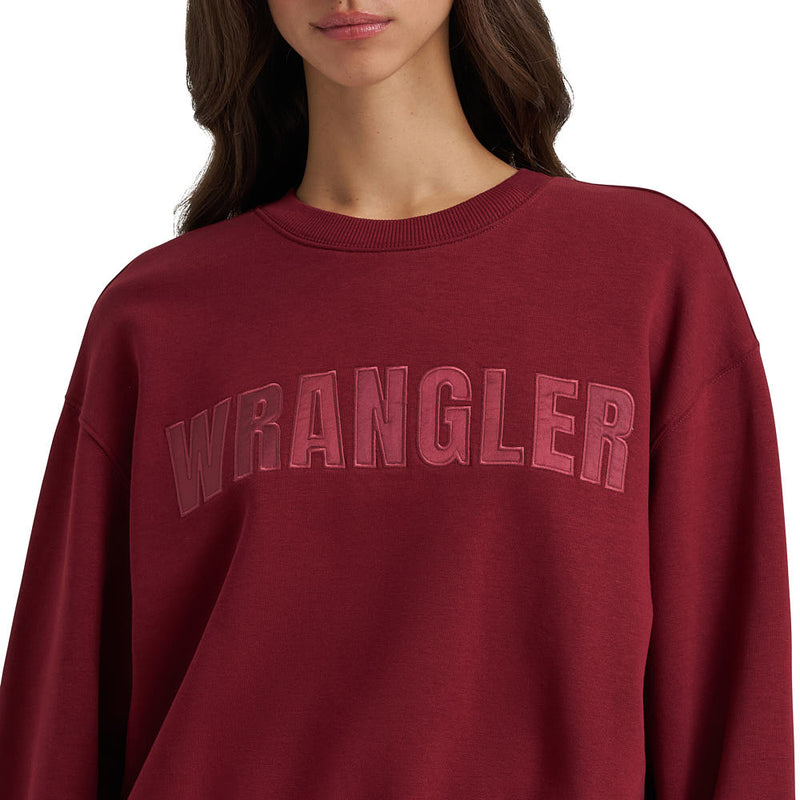 Wrangler Women's Cabernet Logo Sweatshirt