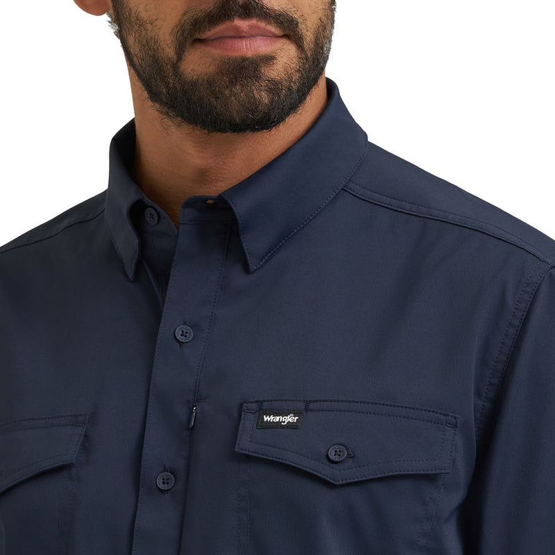 Wrangler Men's Dark Sapphire Live In Long Shirt