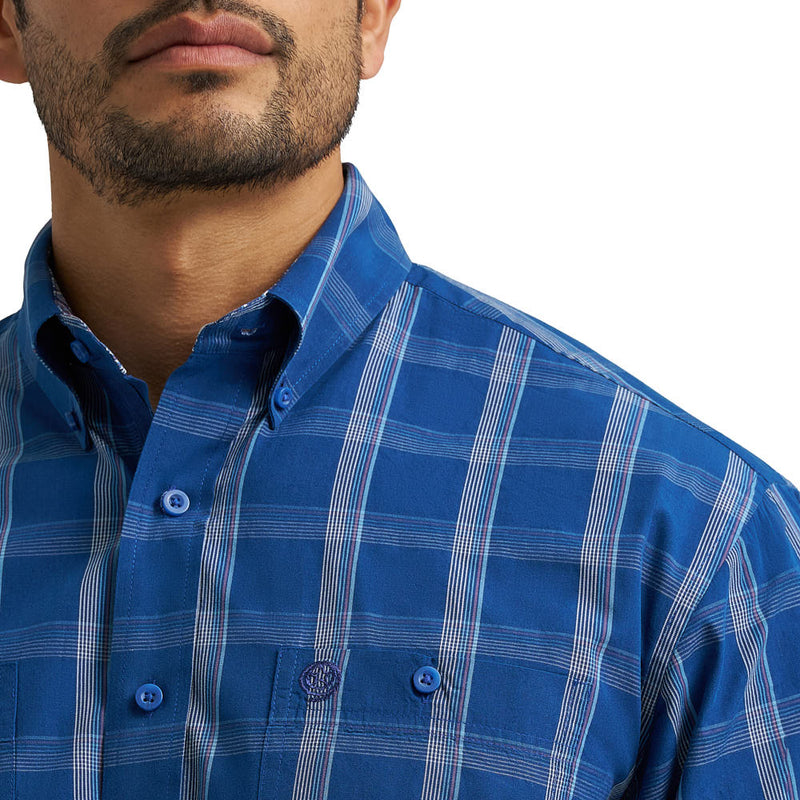 Wrangler George Strait Blue Plaid Shirt