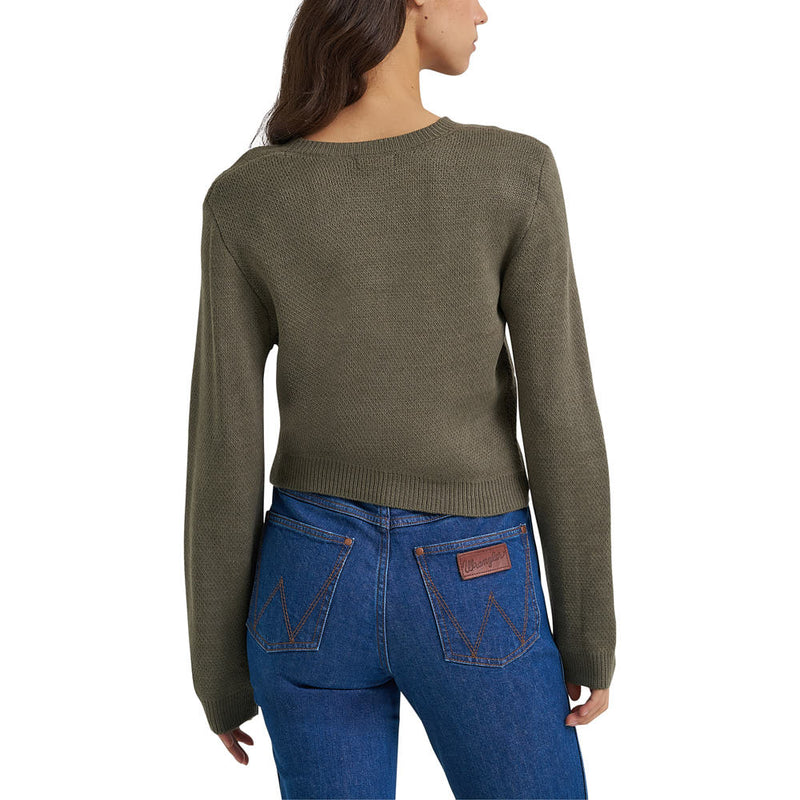 Wrangler Women's Green Horse Sweater