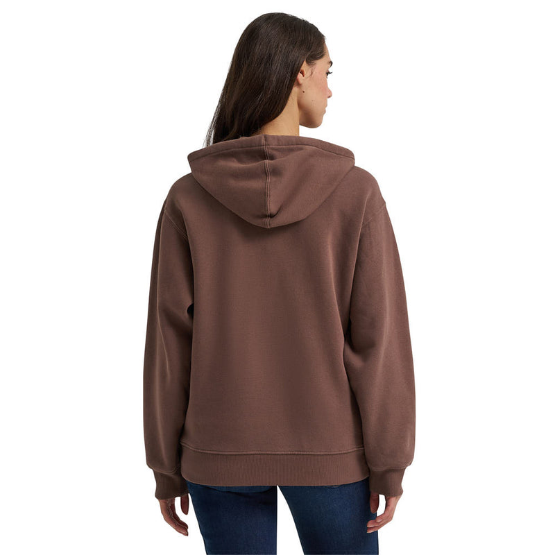 Wrangler Women's Brown Large Logo Hoodie