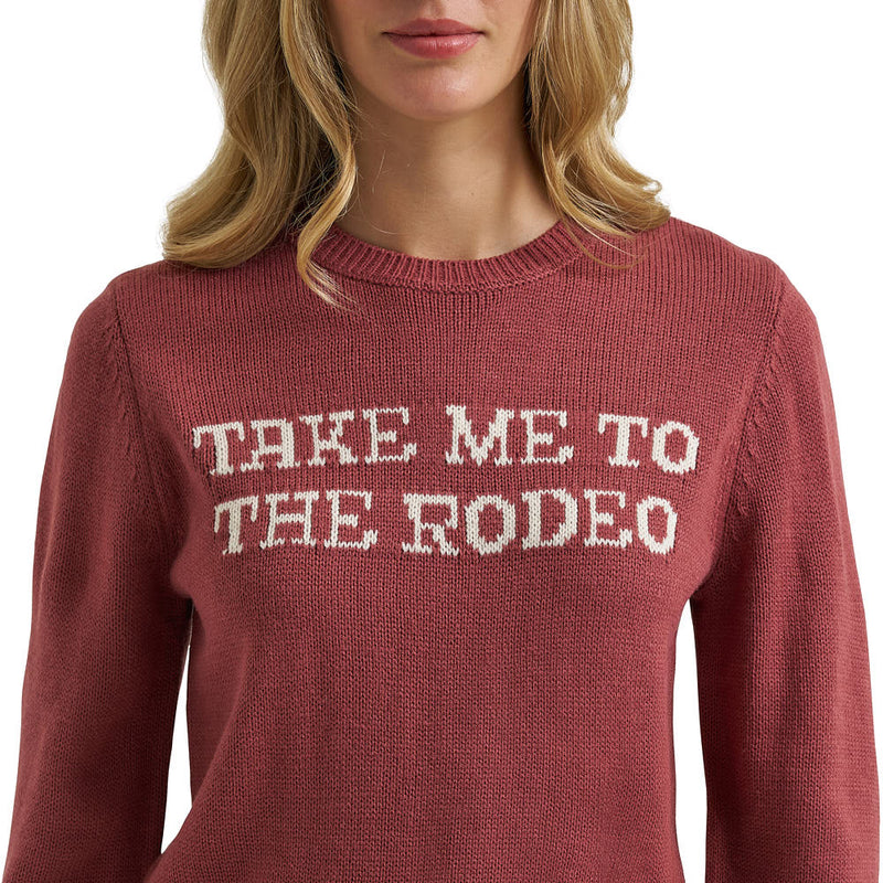 Wrangler Women's Rose Take Me To The Rodeo Sweatshirt