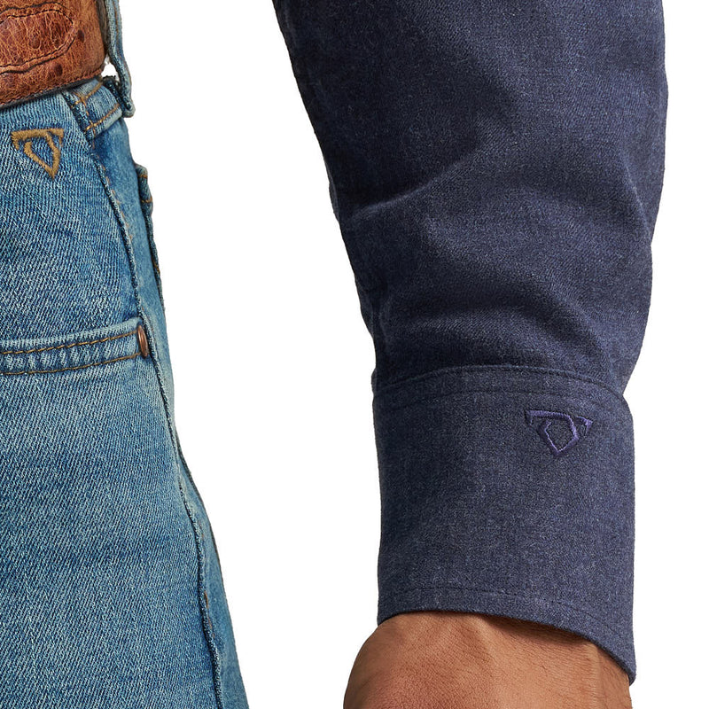 Wrangler Cody Johnson Navy Solid Shirt