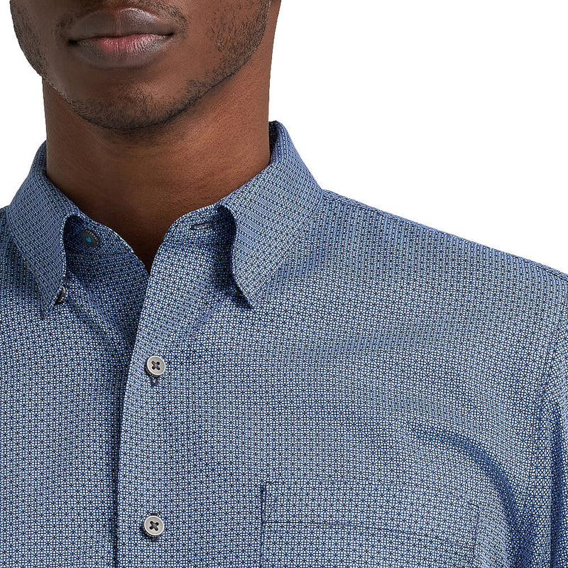 Wrangler Cody Johnson Blue Print Shirt