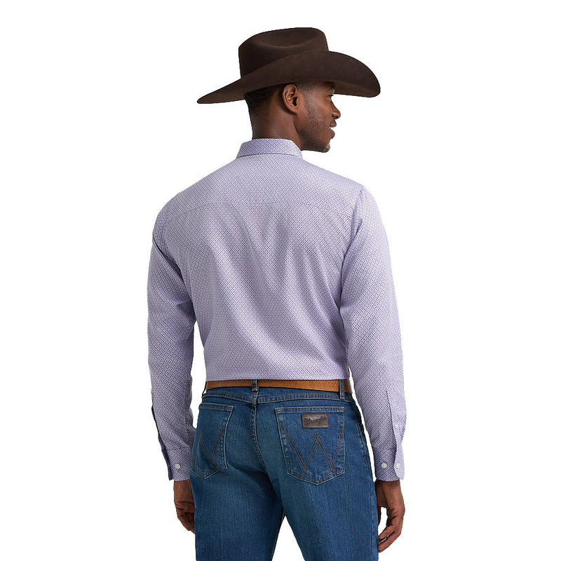 Wrangler Cody Johnson Purple Print Shirt